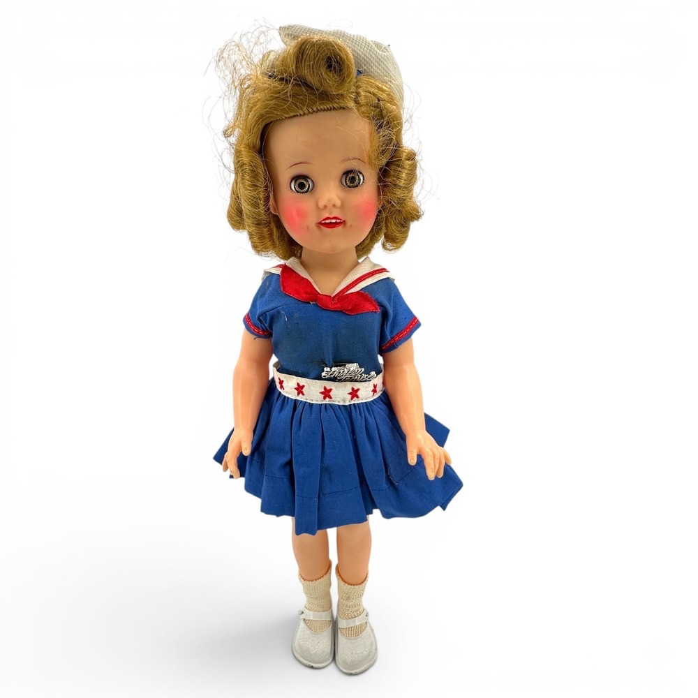 Vintage 60's Ideal Shirley Temple Doll 15" Captain January Sailor Outfit ST-15-N